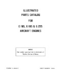 Continental E-165, E-185, E-225 AC Engines Parts Catalog (part# X-30017)