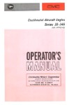 Continental IO-346-A Engine Operator's Manual (part# X30029)