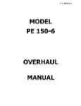 Continental PE 150-6 Engine Overhaul Manual (part# 38G2-39-3)