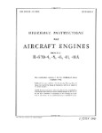 Continental R-670-4, -5, -6, -11, -11A 1945 Overhaul Instructions (part# 02-40AA-3)