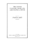 Curtiss-Wright OX5 Aeronautical Motor Parts Catalog (part# CWOX5--P-C)