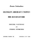 Franklin 6A8-215-B8F, B9F Maintenance Manual (part# FR6A82158FB9F)