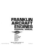 Franklin 6A-335-B, 6A-350C, D, 6AS-335A, B Overhaul Manual (part# FR6ASER-68-OH)