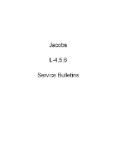 Jacobs L-4, 5, 6 Service Bulletins Service Bulletins (part# JCL4,5,6-SB)