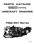 Lycoming TIGO-541 Series 1975 Parts Catalog PC-121 (part# PC-121)