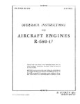 Lycoming R-680-17 Engine 1944 Overhaul Instructions (part# 02-15AC-3)