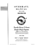 Pratt & Whitney Aircraft Double Wasp R-2800-Series Overhaul Manual (part# 96996)