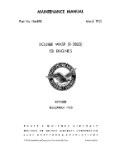 Pratt & Whitney Aircraft Double Wasp CB Series 1962 Maintenance Manual (part# 166498)