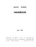 Pratt & Whitney Aircraft Service School Handbook 1948 Maintenance Handbook (part# PWSSHANDBK-48-M)