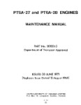 Pratt & Whitney Aircraft PT6A-27 & PT6A-28 Maintenance Manual (part# 3013242)
