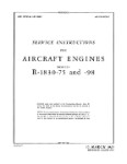 Pratt & Whitney Aircraft R-1830-75 & R-1830-98 Maintenance Instructions (part# 02-10CG-2)
