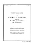 Pratt & Whitney Aircraft R-2000-3, R-2000-7&R-2000-11 Parts Catalog (part# 02-10FA-4)