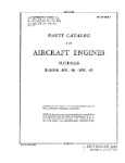 Pratt & Whitney Aircraft R-2800-8, -8W, -10, -10W & -65 Parts Catalog (part# 02-10GB-4)