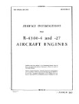 Pratt & Whitney Aircraft R-4360-4 & R-4360-27 Series Maintenance Instructions (part# 02-10HA-2)