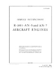 Pratt & Whitney Aircraft R985-AN-5 & AN-7 Service Instructions (part# 02-10AC-2)
