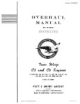 Pratt & Whitney Aircraft Twin Wasp C3 & C4 Engines Overhaul Manual (part# 02-10CW-3)