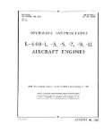 Ranger L-440-1, 3, 5, 7, 9, 11 Engine Overhaul Instructions (part# 02-50AA-3)