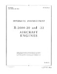 Wright Aeronautical R-2600-20 & R-2600-22 1944 Overhaul Instructions (part# 02-35HC-3)
