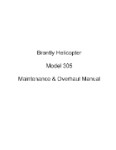 Brantly Helicopter Corp. 305 Brantly Helicopter Maintenance/Overhaul Manual (part# BT305-M-C)