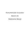 Brantly Helicopter Corp. B-2B Brantley Maintenance Manual (part# BTB2B-M-C)