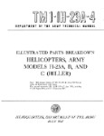 Hiller Helicopters H-23A, B, C 1957 Illustrated Parts Breakdown (part# TM 1-1H-23A-4)