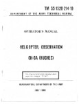Hughes Helicopters OH-6A 1969 Operator's Manual (part# 55-1520-214-10)