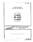 Beech C-45G, TC-45G, C-45H Illustrated Parts Catalog (part# 1C-45G-4)