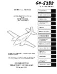 Beech U-8F Series Operator's Manual (part# 55-1510-201-10/5)