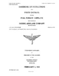 Boeing P-26A Pursuit Airplane Parts Catalog (part# 01-20D)
