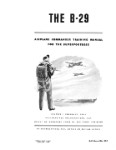 Boeing B-29 Training Manual Training Manual (part# 50-9)