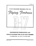 Boeing B-17 Flying Fortress 1944 Pilot Training (part# 25M-10-44)