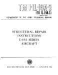Cessna L-19A Series 1955 Structural Repair Instructions (part# TM 1-1L-19A-3)
