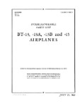 Consolidated BT-13, A, B & BT-15 1943 Interchangeable Parts List (part# 01-50B-5)