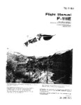 Consolidated F-111E 1973 Flight Manual (part# 1F-111E-1)