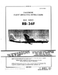 Consolidated RB-36F Aircraft 1951 Flight Operating Instructions Handbook (part# 01-5EUF-1)