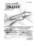 Consolidated T-29A, B, C, D 1967 Flight Manual (part# 1T-29A-1)