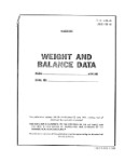 Curtiss-Wright C-46D 1954 Weight and Balance Data (part# 1-1B-40)
