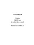 Curtiss-Wright SB2C-1 Helldiver Maintenance Instructions (part# CWSB2C1-M-C)