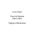 Curtiss-Wright Travel Air Biplanes 2000, 4000 Rigging & Maintenance (part# CW2000,4000-M-C)