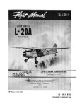 DeHavilland L-20A Beaver 1958 Flight Handbook (part# 1L-20A-1)