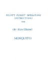 DeHavilland Mosquito FB6 Flight Manual (part# DEMOSQUITO-F-C)