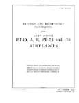 Fairchild PT-19, A, B, PT-23, -26 1943 Erection & Maintenance (part# 01-115GA-2)