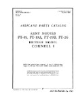 Fairchild PT-19, A, B, PT-23, -26 1943 Parts Catalog (part# 01-115GA-4)