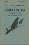 Barracuda II, III Pilot's Notes (part# AP 2018B,C PN)