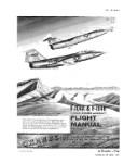 Lockheed F-104A & F-104B 1964 Flight Manual (part# 1F-104A-1)