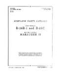 Martin B-26B-1, C, Marauder II 1943 Parts Catalog (part# 01-35EB-4)