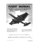 Martin B-57B, C, E, EB-57B, E, RB-57B, C, E Flight Manual (part# 1B-57B-1)