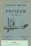 Pioneer CC Mk. 1 Pilot's Notes (part# AP 4540A PN)