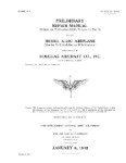 McDonnell Douglas A-20C 1942 Preliminary Repair Manual (part# 01-40AD-3)