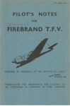 Firebrand T.F.V. Pilot's Notes (part# AP 2208E PN)